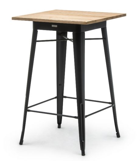 statafel Houston tolix zwart hout