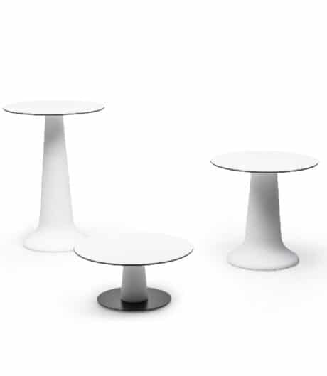 statafel vase dinner lounge wit