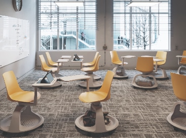 S120 schoolstoel geel