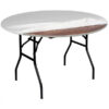 Molton rond elastiek