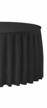 Tafelrok boxpleat combirok zwart