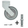 11-4000 design zwenkwiel 75 mm met stift