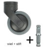 11-4050 design zwenkwiel 75 mm met stift