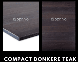 Tafelblad Compact donkere teak
