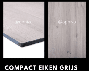 Tafelblad Compact eiken grijs