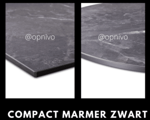 Tafelblad Compact marmer zwart