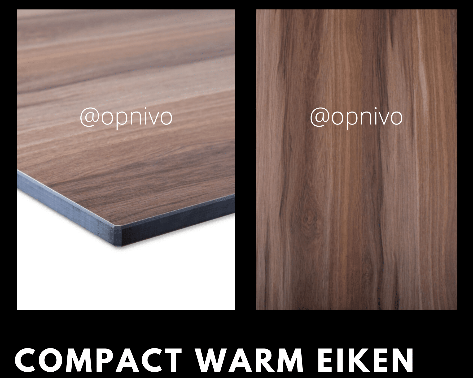 Tafelblad Compact warm eiken