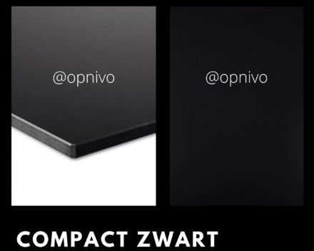 Tafelblad Compact zwart