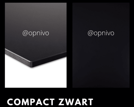 Tafelblad Compact zwart