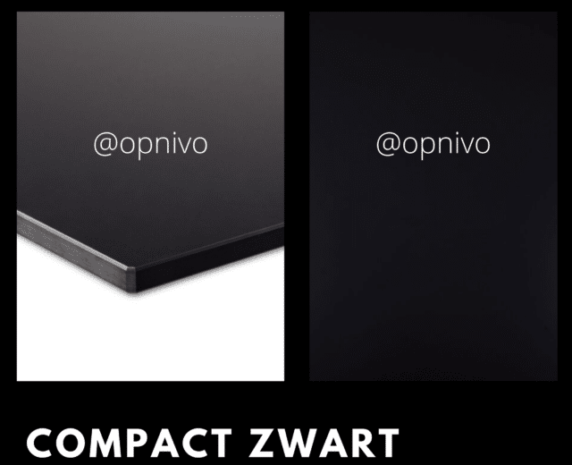 Tafelblad Compact zwart