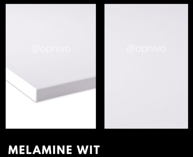 Tafelblad Melamine wit