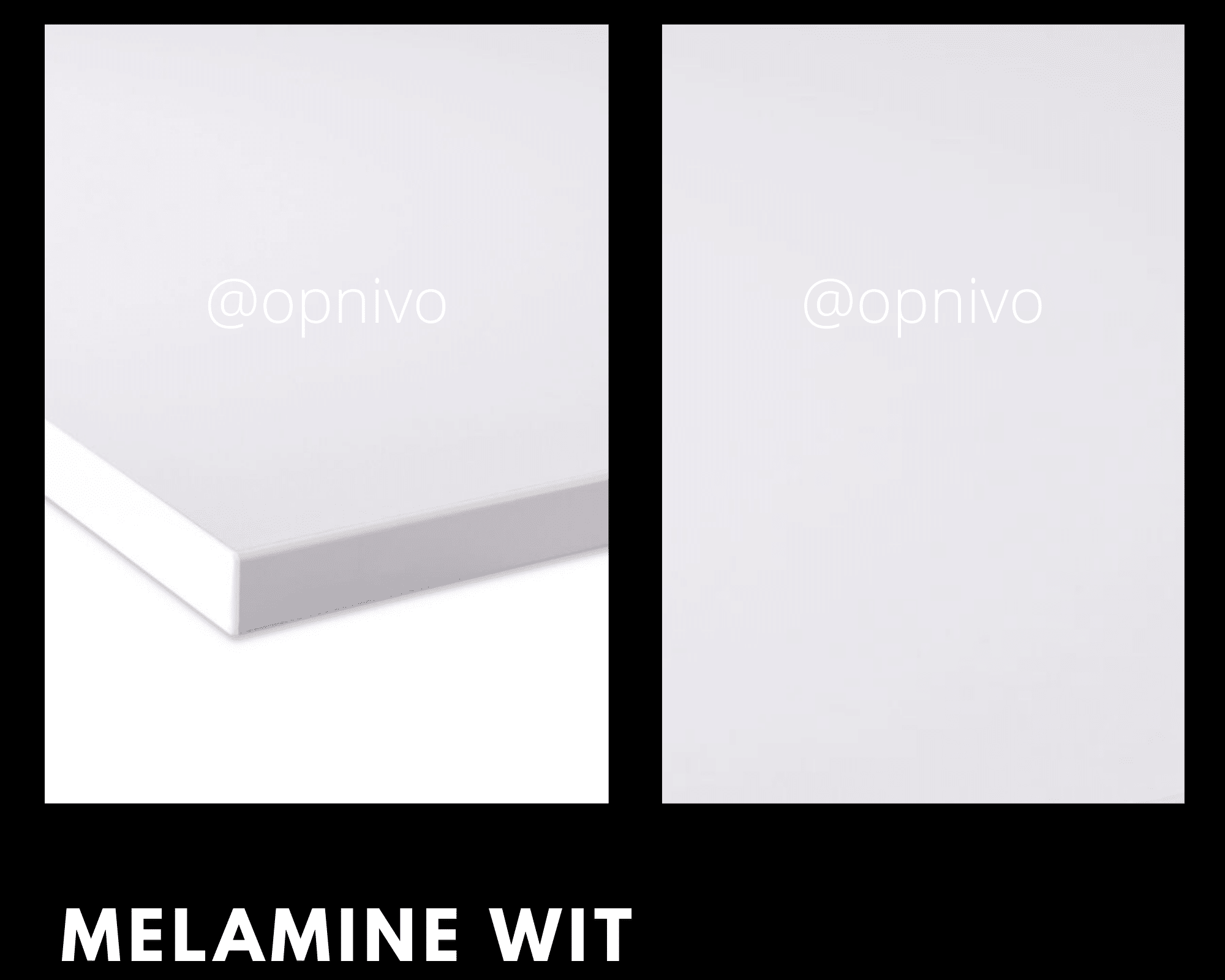 Tafelblad Melamine wit