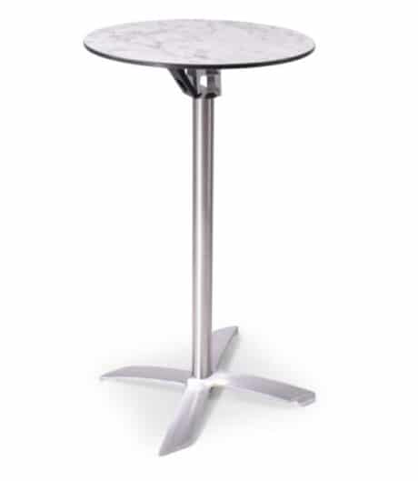statafel freeport ø60 cm marmerwit helsinki