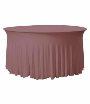 Tafelhoes Grandeur rond oudroze