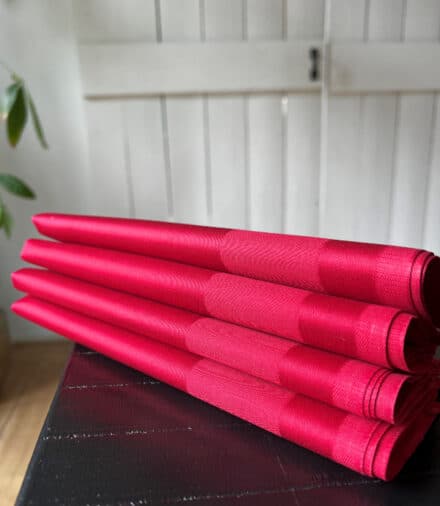 Servetten damast 50 x 50 cm bordeaux