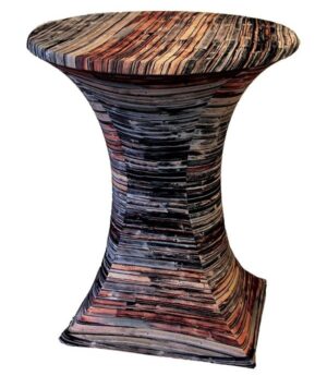 statafelhoes Design Print 85 cm Old Wood