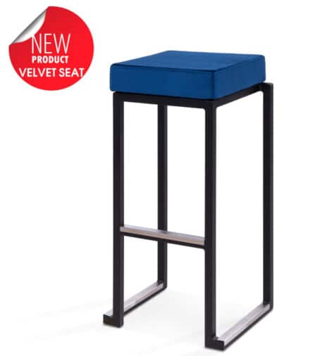 Kubo Bar zwart velvet blauw