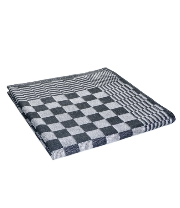 Theedoek Volendam 65 x 65 cm zwart Opnivo