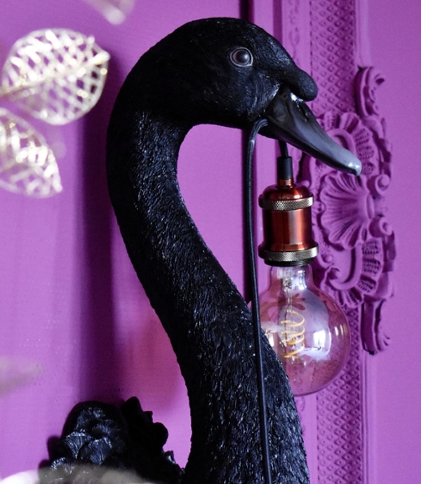 Wandlamp Petra zwart