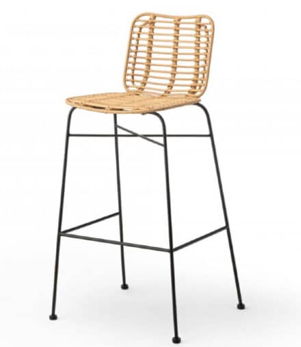 Palm barstool beige