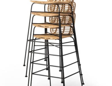 Palm barstool beige