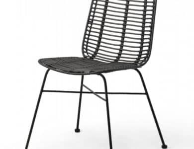 Palm chair zwart