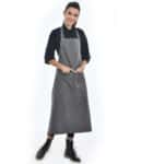 Cheffix schort Vita antraciet lang