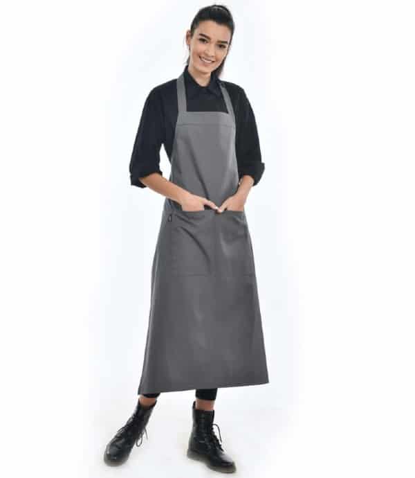 Cheffix schort Vita antraciet lang