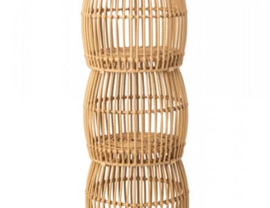 Palm table pouf beige M