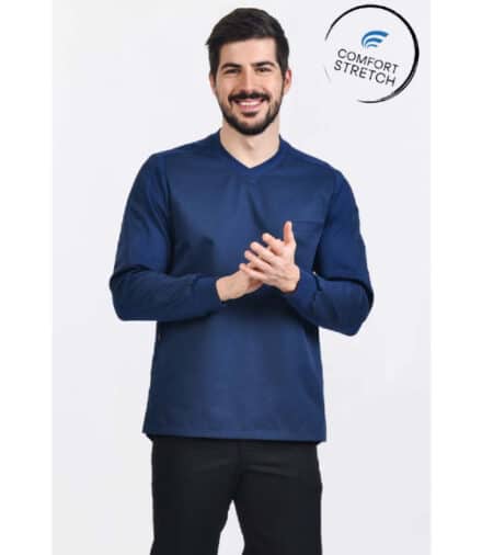 Cheffix koksbuis Jona LS navy heren