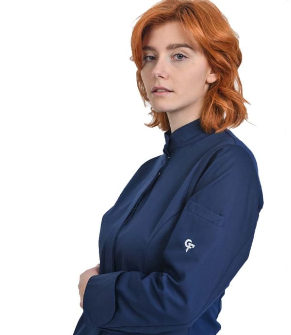 Cheffix koksbuis Vina navy dames