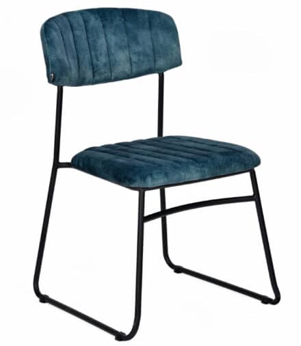 Stapelstoel Delta grijsblauw