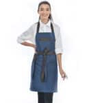 cheffix schort Collins blauw 70x90 cm