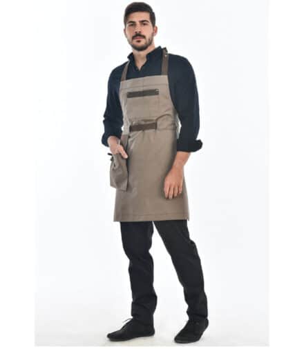 cheffix schort Collins taupe 70x90 cm