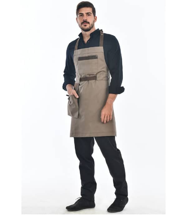 cheffix schort Collins taupe 70x90 cm