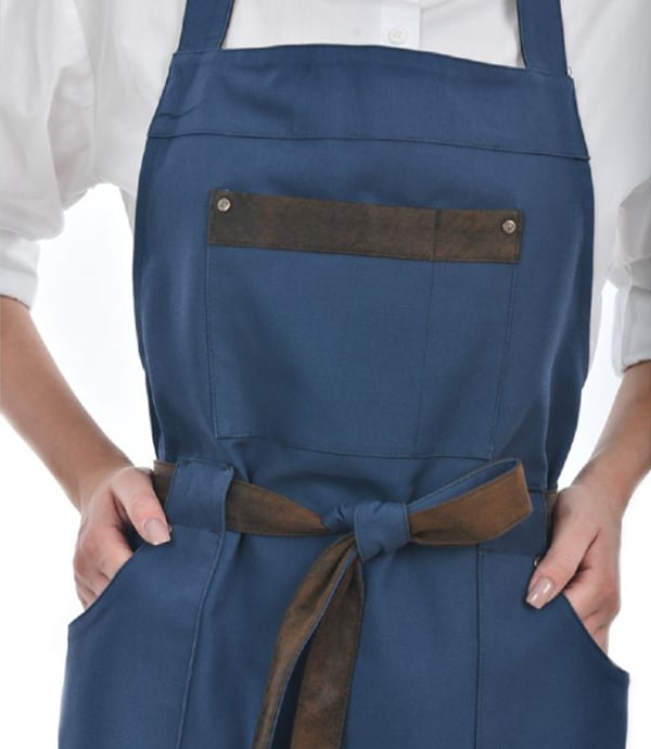 Cheffix Schort Hunter blauw 70x90cm unisex