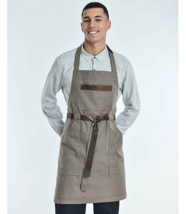 cheffix schort Hunter taupe 70x90 cm