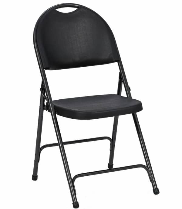 Klapstoel Toledo zwart