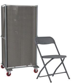 50 Zown Alicante Big Alex klapstoelen met transportkar