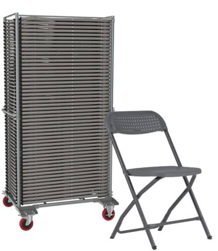 50 Zown Alicante Big Alex klapstoelen met transportkar