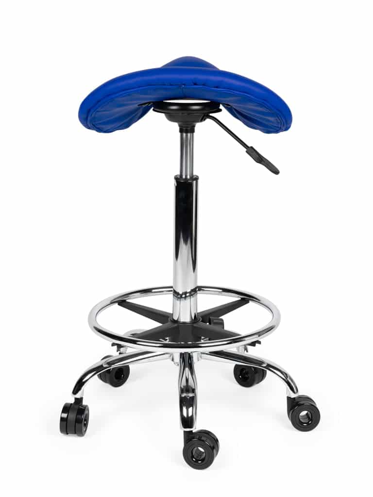 Kapperskruk hoog blauw met voetring