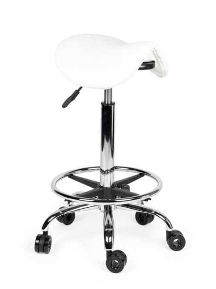 Kapperskruk hoog wit met voetring