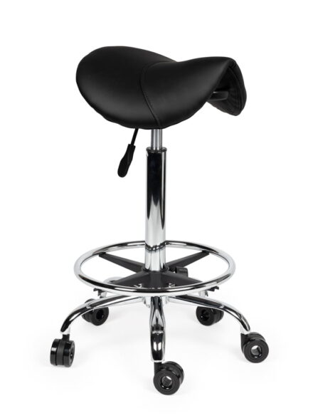 Kapperskruk hoog zwart met voetring