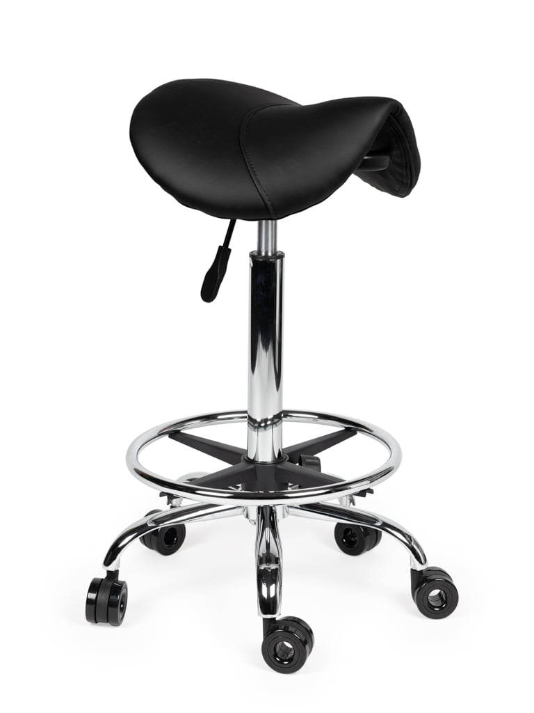 Kapperskruk hoog zwart met voetring