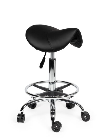 Kapperskruk standaard zwart met voetring