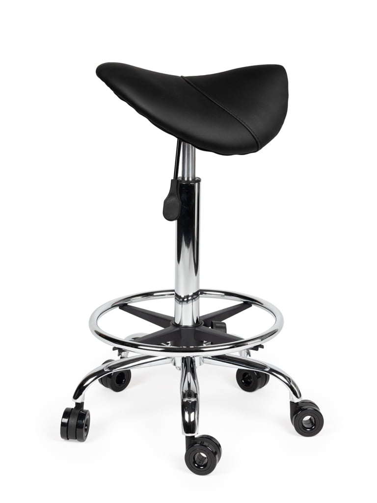 Kapperskruk hoog zwart met voetring