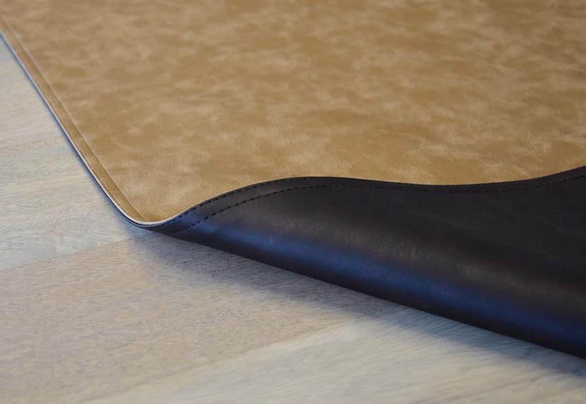 Tafelloper 120 x 45 cm dubbelzijdig Dark Earth / Bone Brown