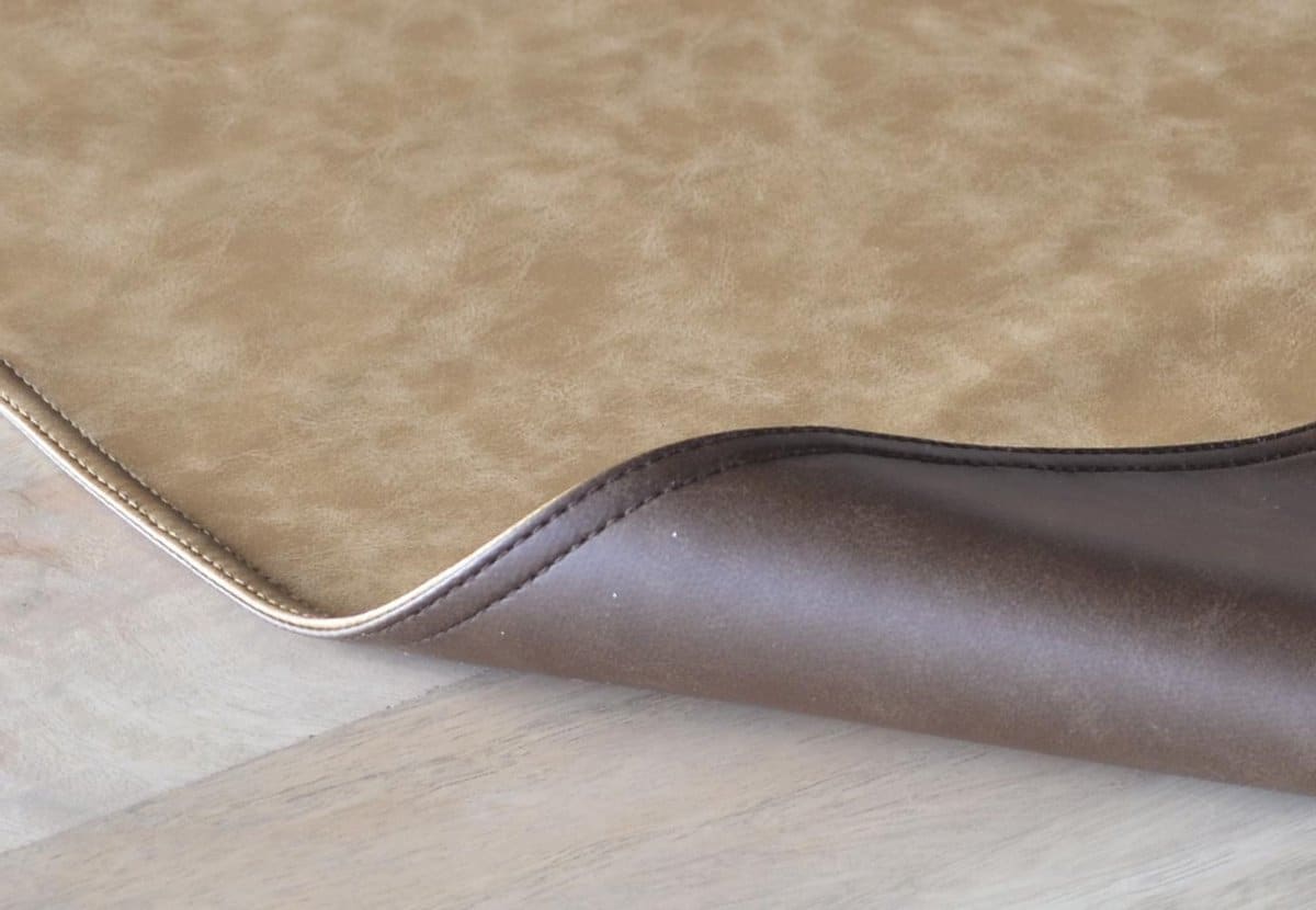 Tafelloper 120 x 45 cm dubbelzijdig Dark Earth / Bone Brown