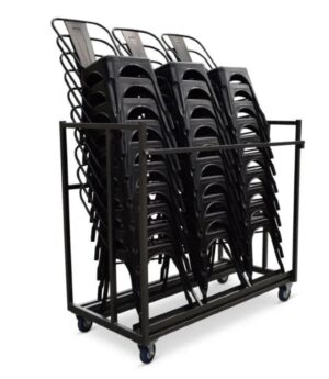 Transportkar voor 24 Tolix hessle stapelstoelen