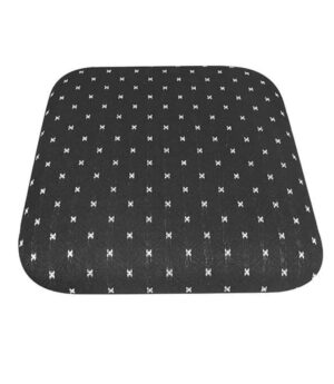 Zitting voor klapstoel Sevilla - De Luxe zwart met werkje